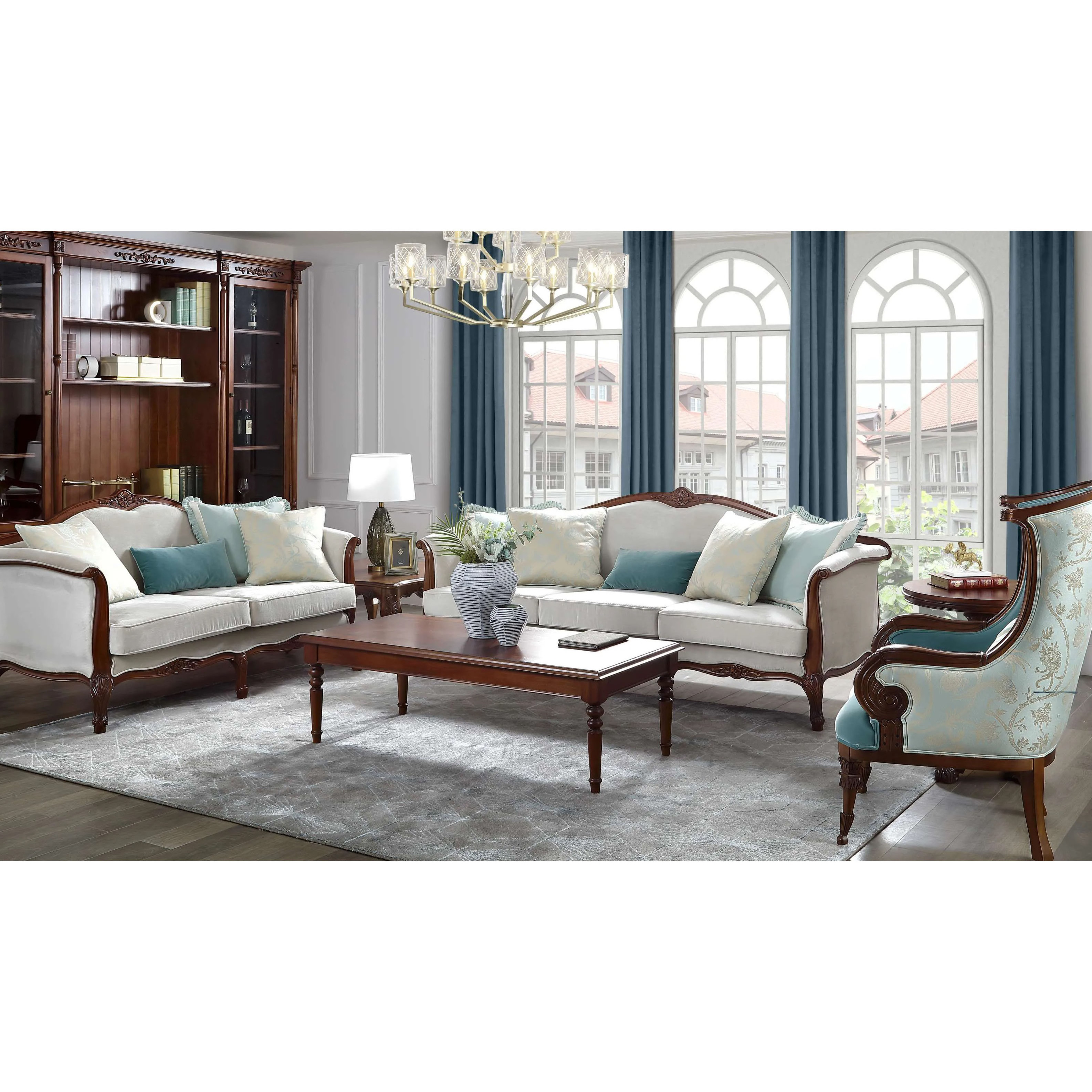 COOMO-DASA furniture master-SA11 Ailin sofa two-seat living room Italian light luxury sofa