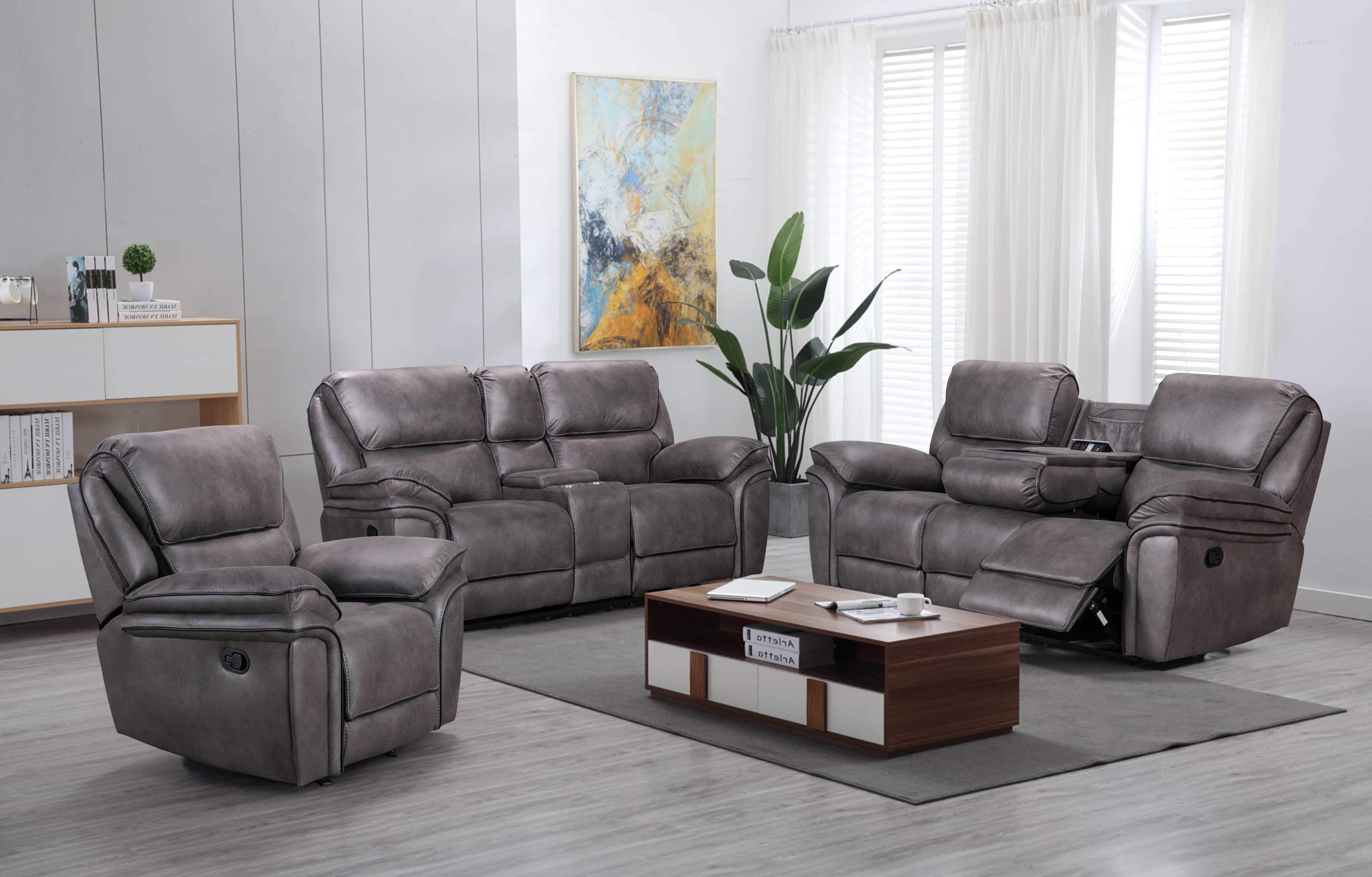 Modern 1 2 3 seater living room functional sofa set furniture high back leathaire Electric sofa Theater manual tilt Space sofa