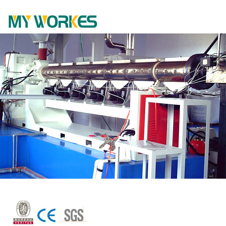 plastic PET sheet making machine extruder extrusion production line