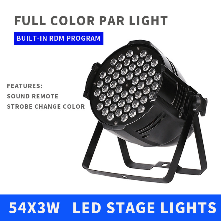 54x3w RGBW 54 led 3w multi brightness LED Par Light Effect Led Stage Lights