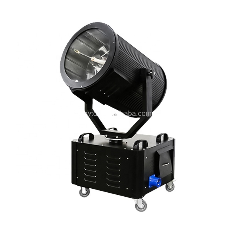 Outdoor Searchlight Strong Remote Spotlight 3000w High Power Sky Rose Roof Landmark Shaking Head Spotlight