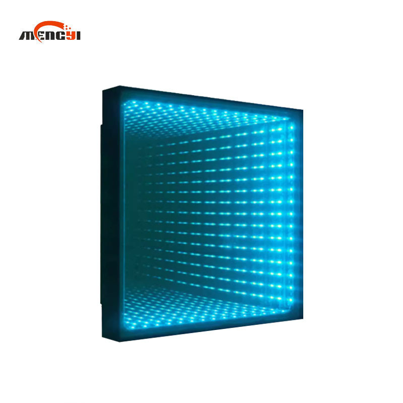 Wholesale Favorable Price Sale Nightclub Party Led Floor 3d Dancing Abyss Mirror Flash Jumping Lattice Sensor Floor Tile Light