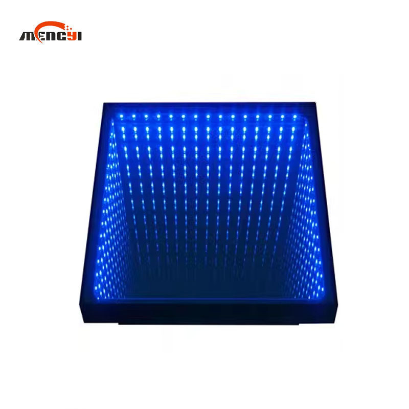 Wholesale Favorable Price Sale Nightclub Party Led Floor 3d Dancing Abyss Mirror Flash Jumping Lattice Sensor Floor Tile Light