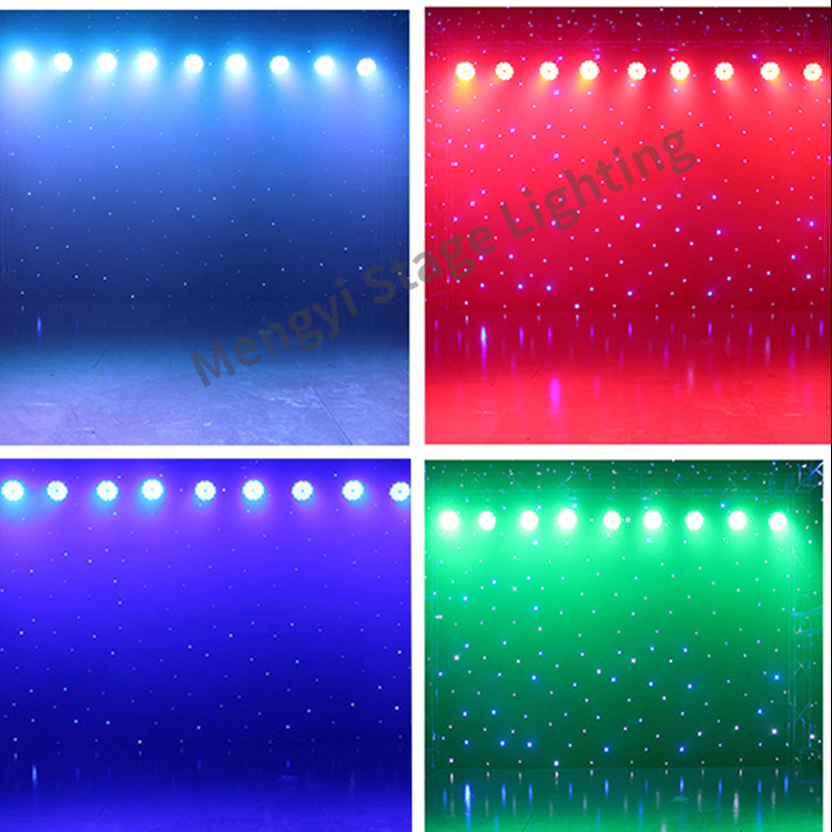 Meng Yi 54*3w RGBW multi brightness LED Par Light Effect Cheap Led Beam 230 7r