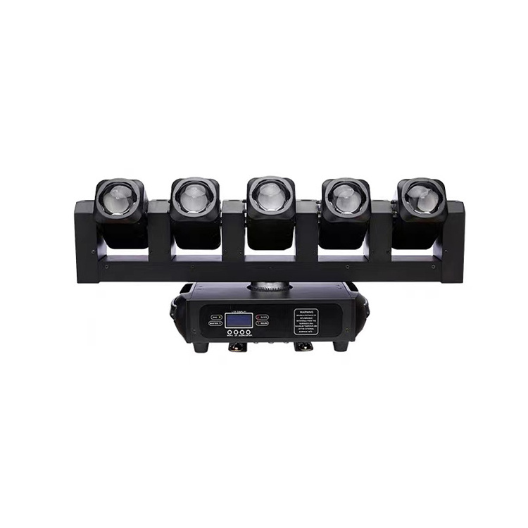 Stage Light Five Fingers 5 Eyes 40W Beam Light KTV Bar Dyed Scanning Spotlight With Strobe LED Moving Head Light