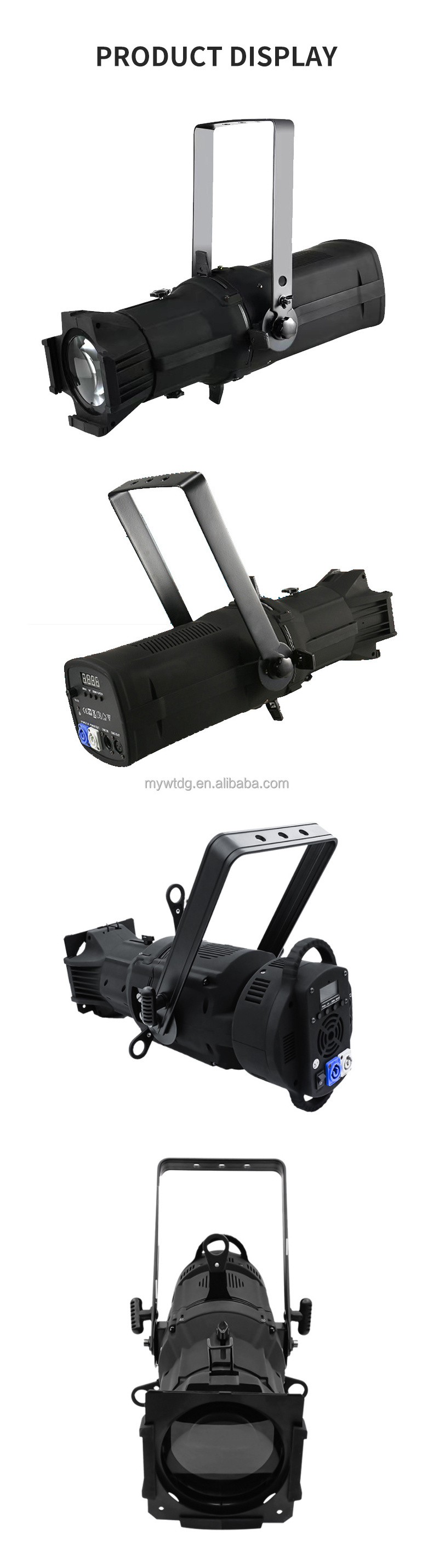 Top Sale Stage Lighting LED Profile Spot Light 200W Imaging Light LED Theatre Follow Spotlight