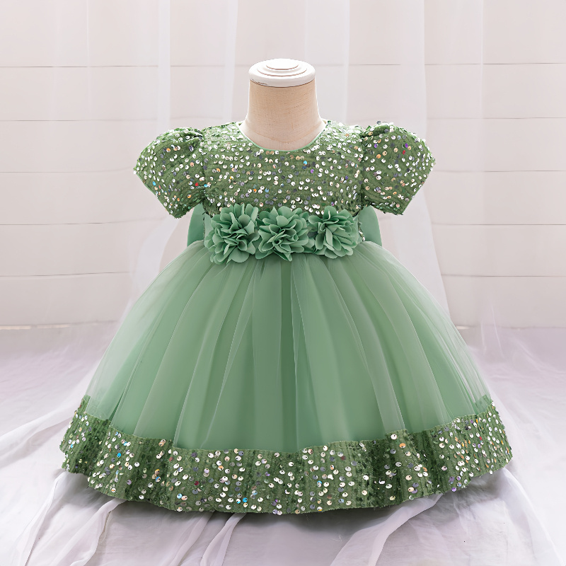 factory supply newborn wear infant princess gowns toddlers birthday children's dress kids clothing baby girl dresses