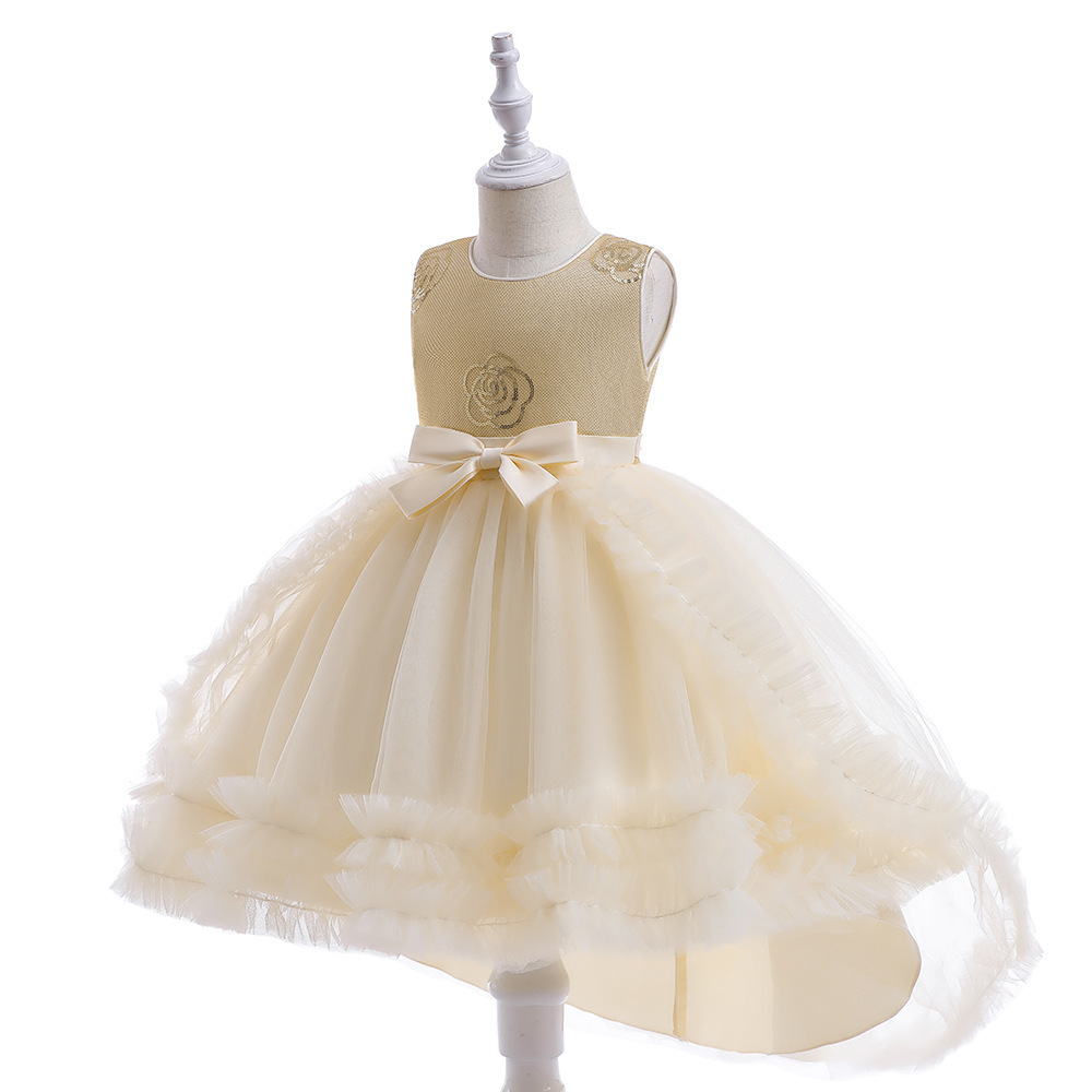 Wholesale Baby Frocks Kids Wear Toddler Flower Girl Gown Children Bridesmaid Dresses Little Girl Princess Dresses