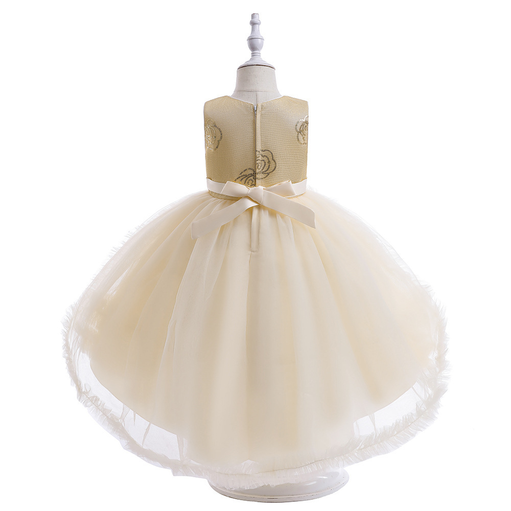 Wholesale Baby Frocks Kids Wear Toddler Flower Girl Gown Children Bridesmaid Dresses Little Girl Princess Dresses