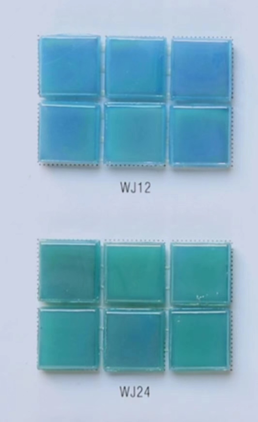 Customized Professional Good Price Green color ice jade glass pool tiles swimming pool mosaic