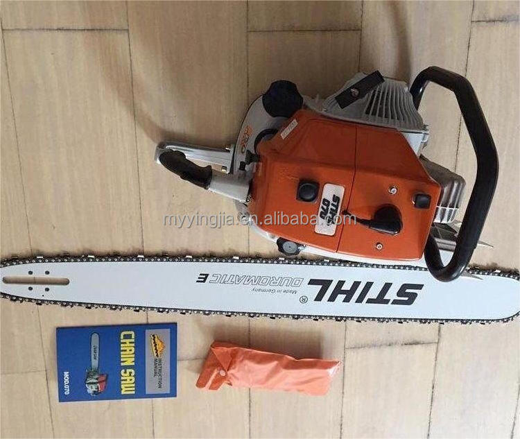 Professional Gas 105.7cc Petrol Chain Saw MS070 Heavy Duty 36inch Gasoline Chainsaw For Wood Cutting