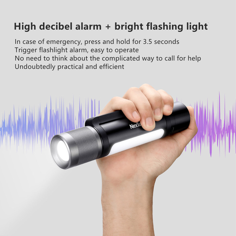 Nextool 12 in 1 Flashlight Waterproof Camping Light MINI Speaker USB-C Mobile Power Zoomable Portable0 Torch For Xiaomi