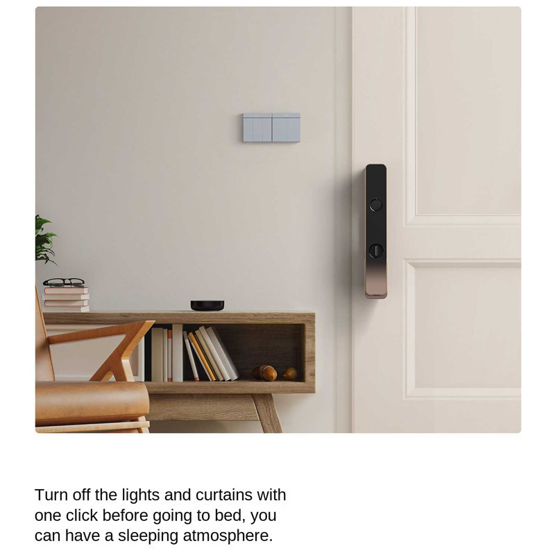 Aqara Smart Wall Switch H1M With Neutral Zigbee 3.0 Multiple Control For Homekit