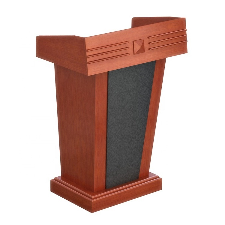 GCON Modern Wooden Church Podium Lectern Pulpit Designs Christian School Hall Lecture Speech Lecterns for Churches