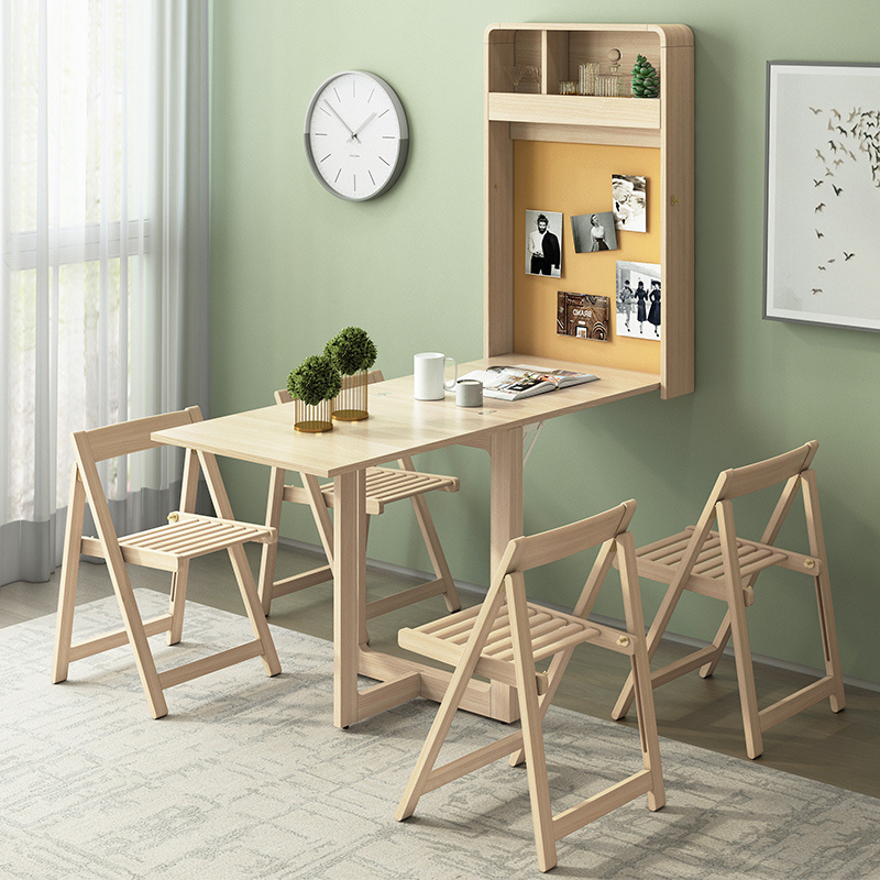 Hot style drop leaf and wall mounted wooden folding table