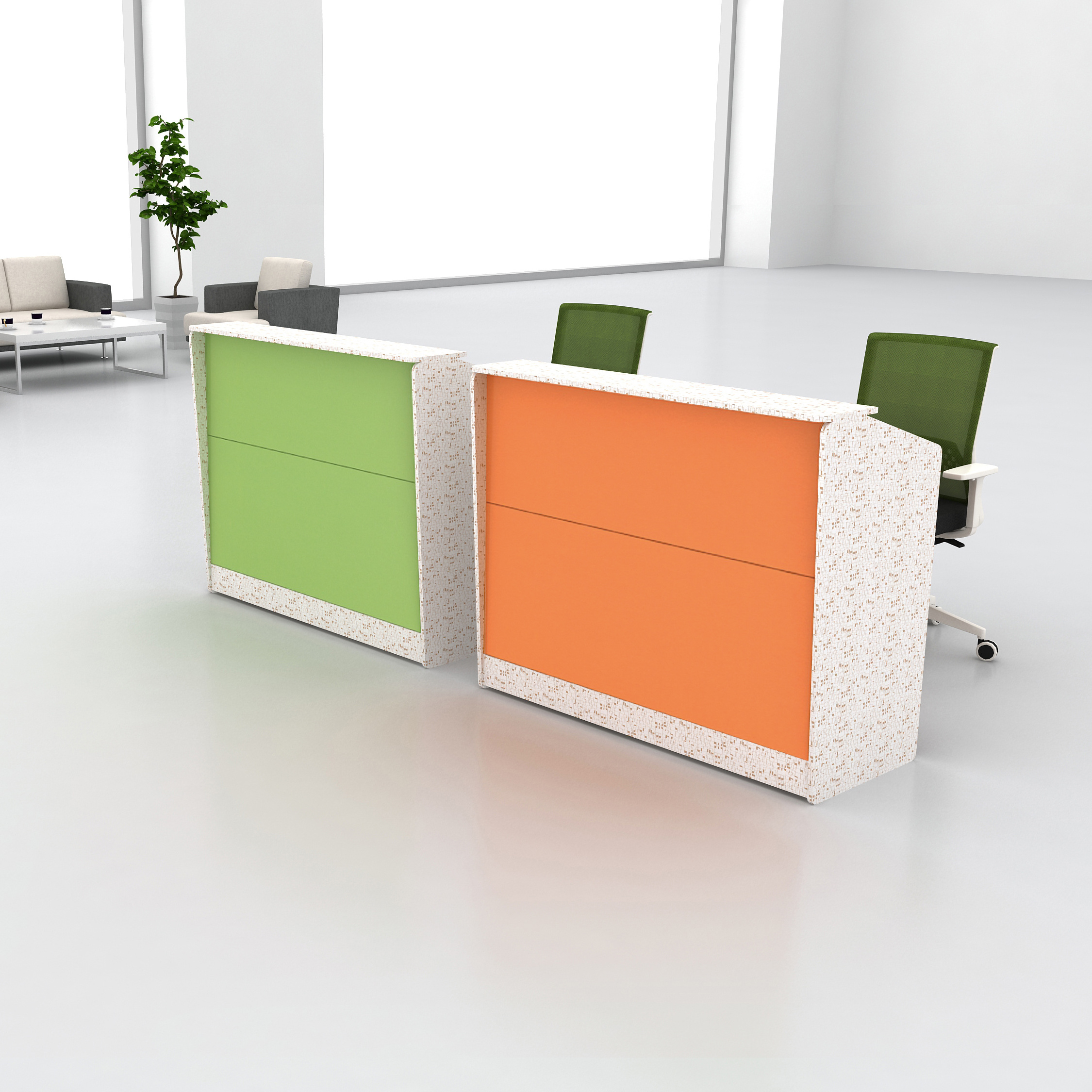 modern office furniture small cheap wood reception desk for reception counter