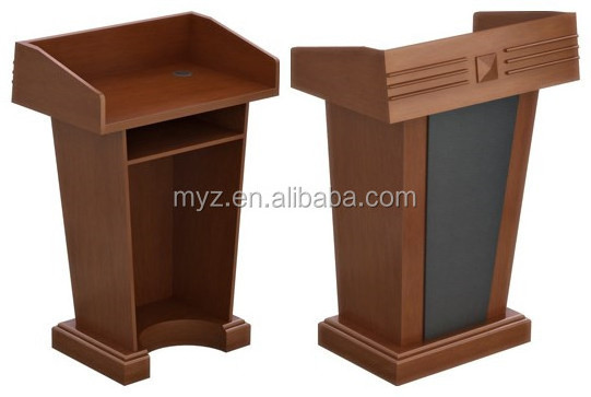 GCON Modern Wooden Church Podium Lectern Pulpit Designs Christian School Hall Lecture Speech Lecterns for Churches