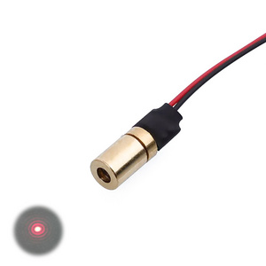 Hot Selling 4mm 650nm 5mW Industrial Grade APC Driver Red Dot Mini Laser Module Laser Pointer Module