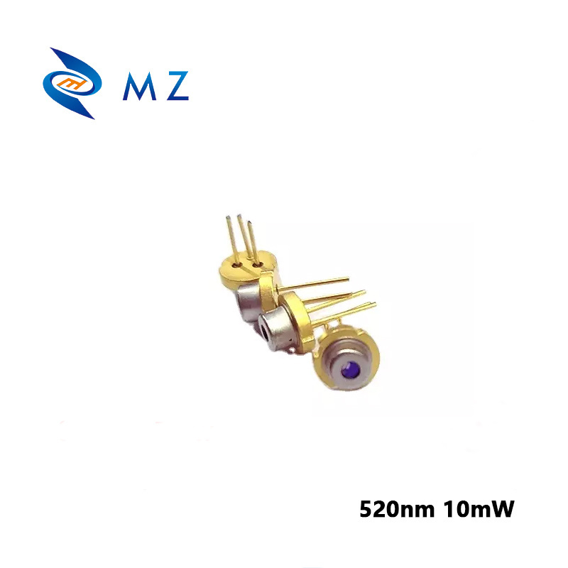 TO-18 Packaging Industrial 520nm 10mw GREEN Laser Diode