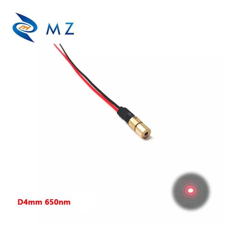 Hot Selling 4mm 650nm 5mW Industrial Grade APC Driver Red Dot Mini Laser Module Laser Pointer Module