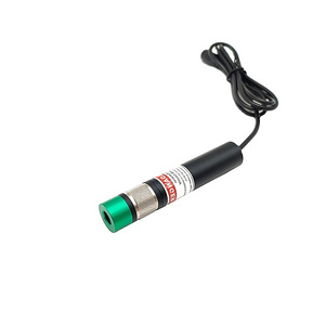 Adjustable Foucisng D18mm 520nm 30mw Powell Lens Green Line Laser structured light laser for precise three-dimensional imaging