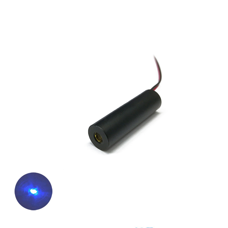 12-24V Blue Dot Laser 12mm 450nm 50mw Dot Laser Industrial Grade ACC Constant Power Drive Laser Pointer Blue