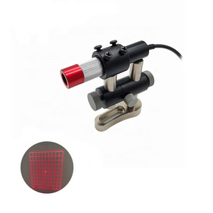 Hot Selling Adjustable Focusing D16mm 660nm 10mw 20mw 30mw 50mw DOE Lens 5V Red Grid Industrial Grade Laser Diode Module