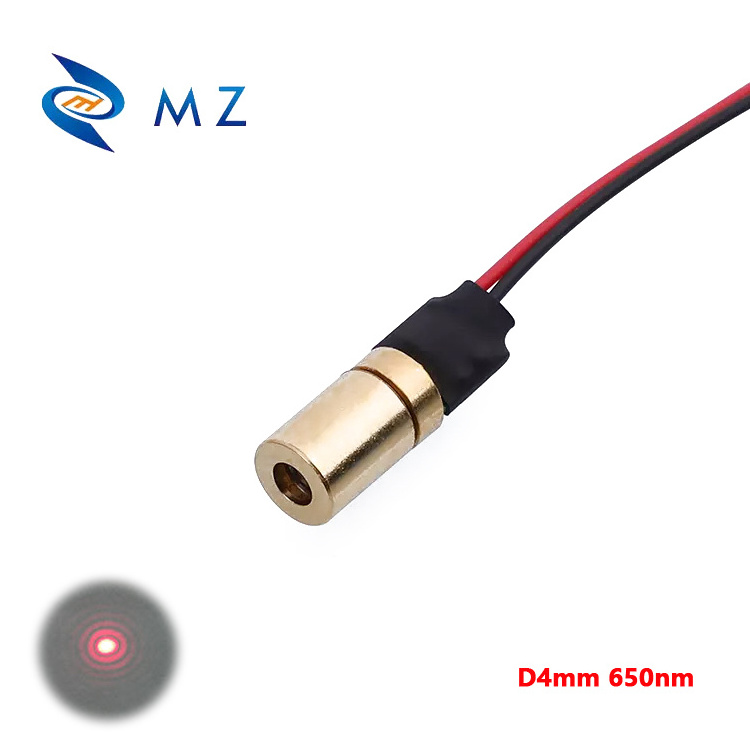 Hot Selling 4mm 650nm 5mW Industrial Grade APC Driver Red Dot Mini Laser Module Laser Pointer Module