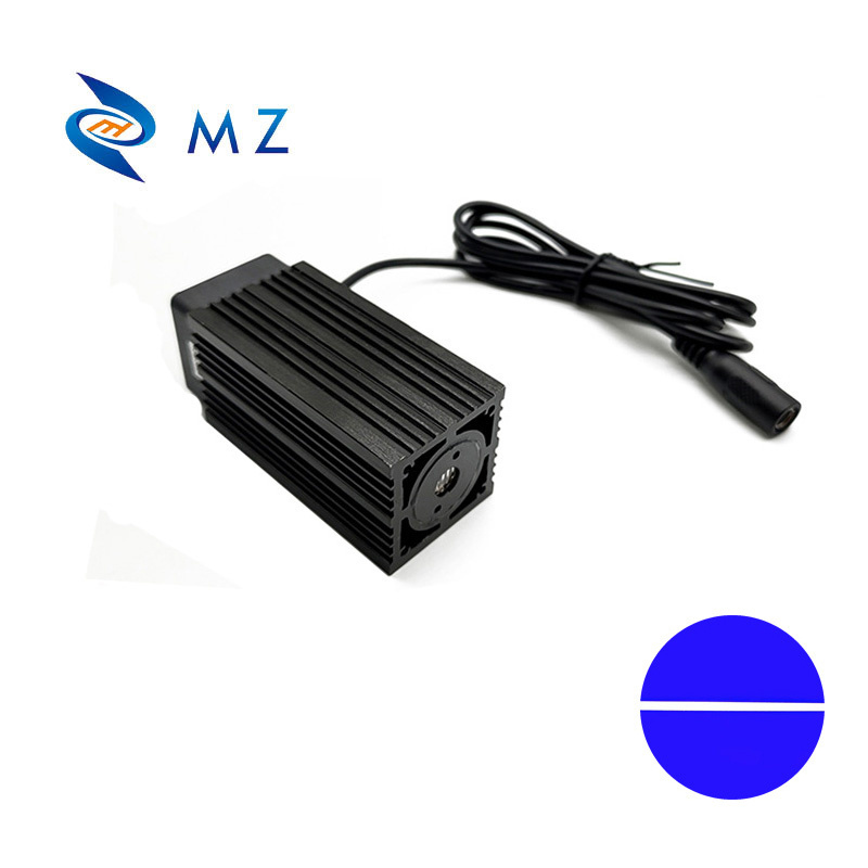 Hot Selling Compact 33x33x75mm 450nm 1600mw 1.6W 110 Degrees Industrial Grade Machine Blue Line Laser Module With Cooling Fan