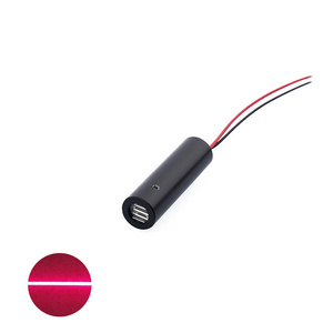 High Quality 5-24V 12mm 635nm 100mw Red Line Laser Module Industrial Grade Red Laser Distance Module