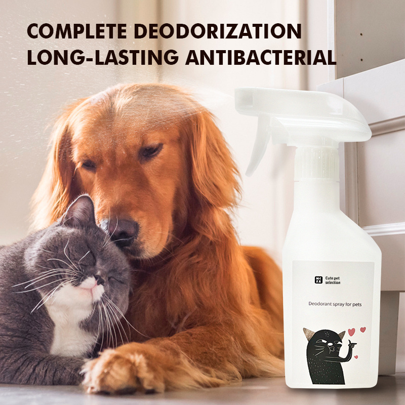 Private label Paraben Free Long Lasting Cat Dog Pet Deodorant Dog Deodorizing Spray Scented Pet Conditioning Spray