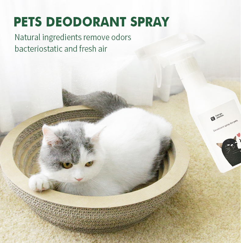 Private label Paraben Free Long Lasting Cat Dog Pet Deodorant Dog Deodorizing Spray Scented Pet Conditioning Spray