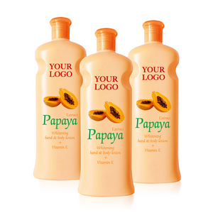 Oganic Fruit Extract Milk Body Lotion Organic Body Care Papaya Whitening Body Liquid Cream