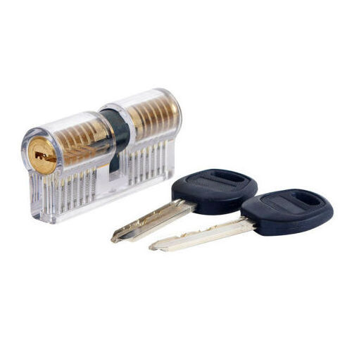 Acrylic Material Shell Clear Padlock Waterproof Locksmith Training Transparent Practice Locks