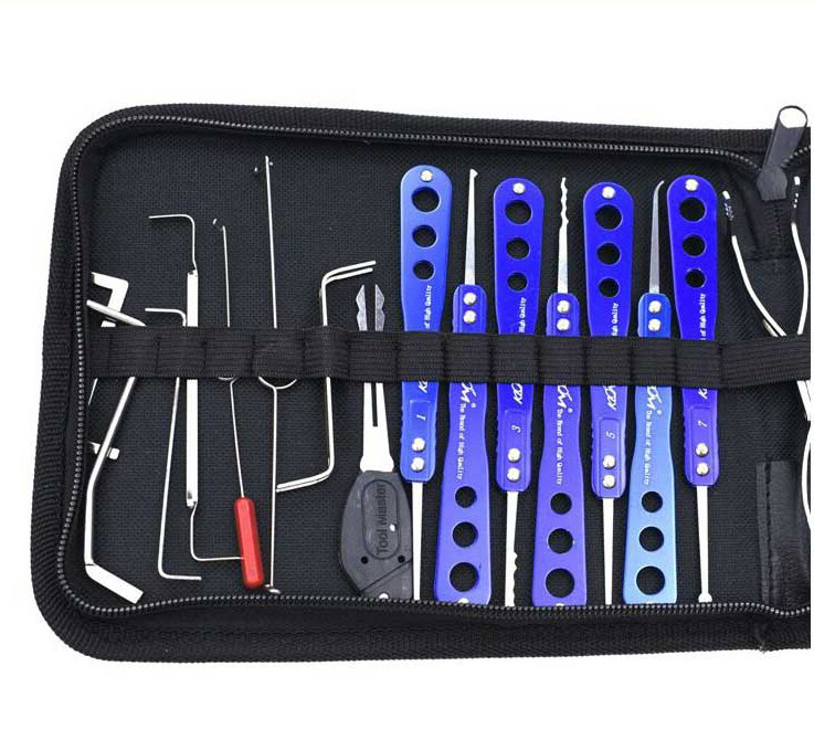 Locksmith Supplier Exercise Learning 30pcs Locksmith Automobile Lock Pick Tool Set Kit