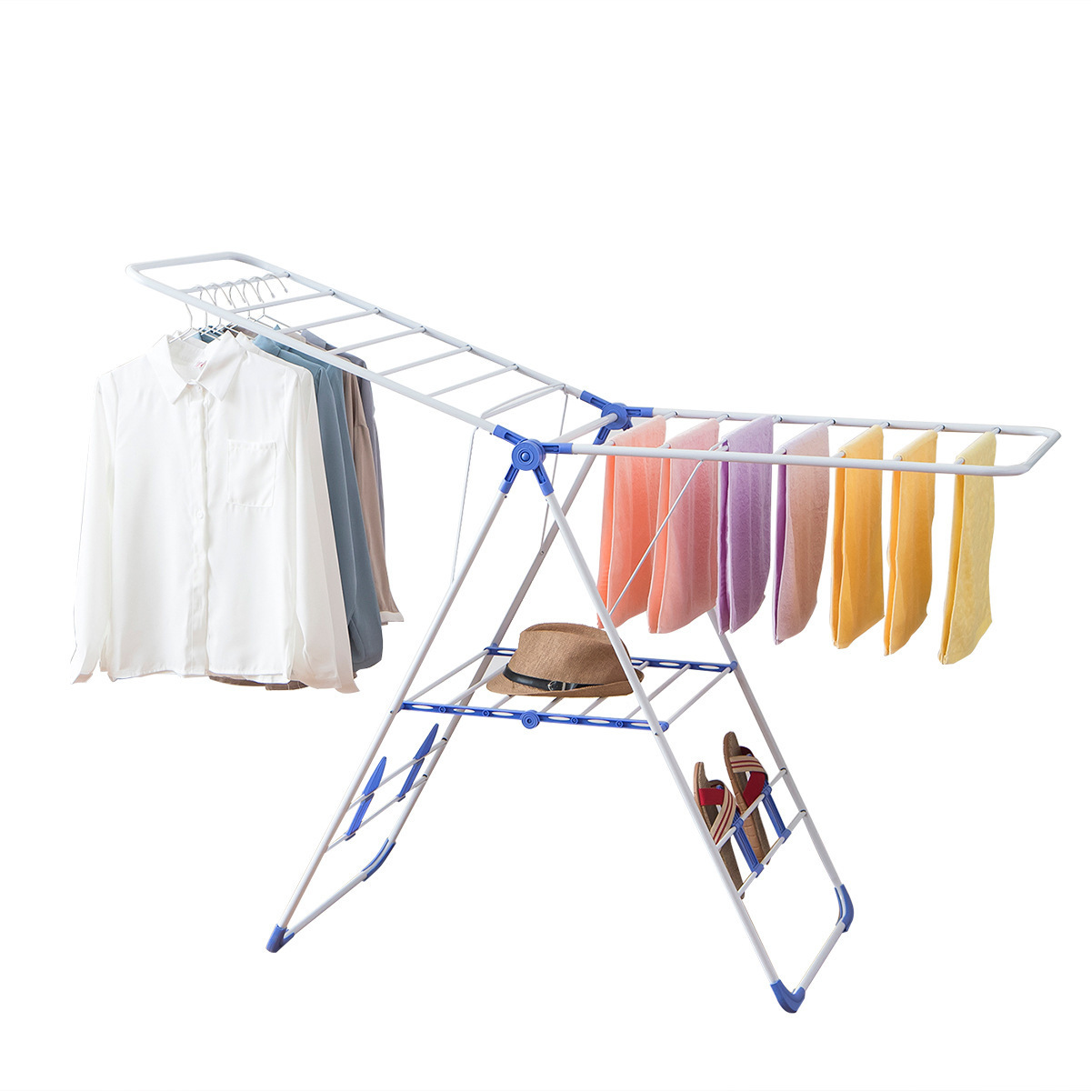 Foldable clothes drying rack clothes dry line rack cloths drying racks