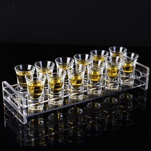 Sublimation Blanks Espresso Coffee glass Whiskey Tequila Shot Glasses for Bar Supplies