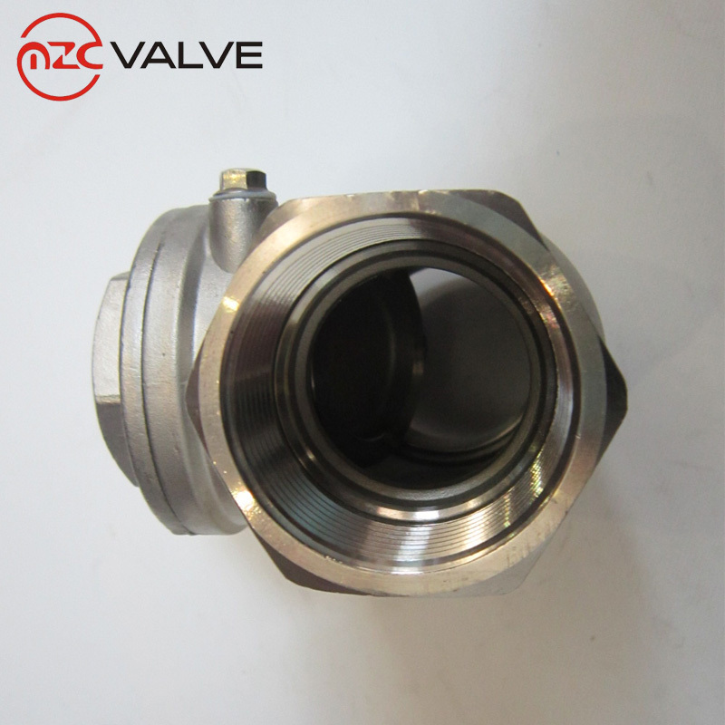 swing check valve female threads 200PSI 304 stainless steel non-return valve non return water valve