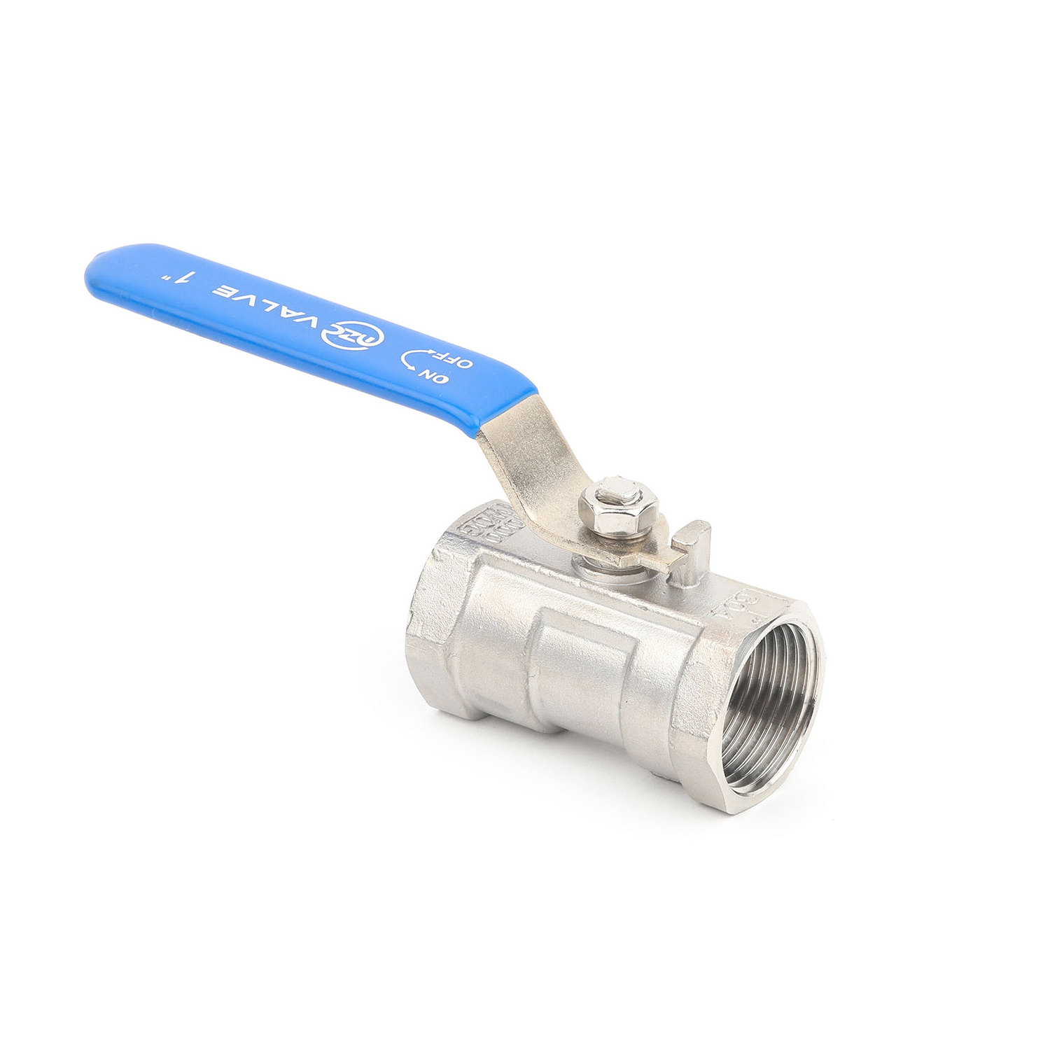 Stainless Steel 304 2PC Floating Ball Valve Threaded Ends 1000WOG, 316 1000 psi Two Piece Full Bore Ball Valve