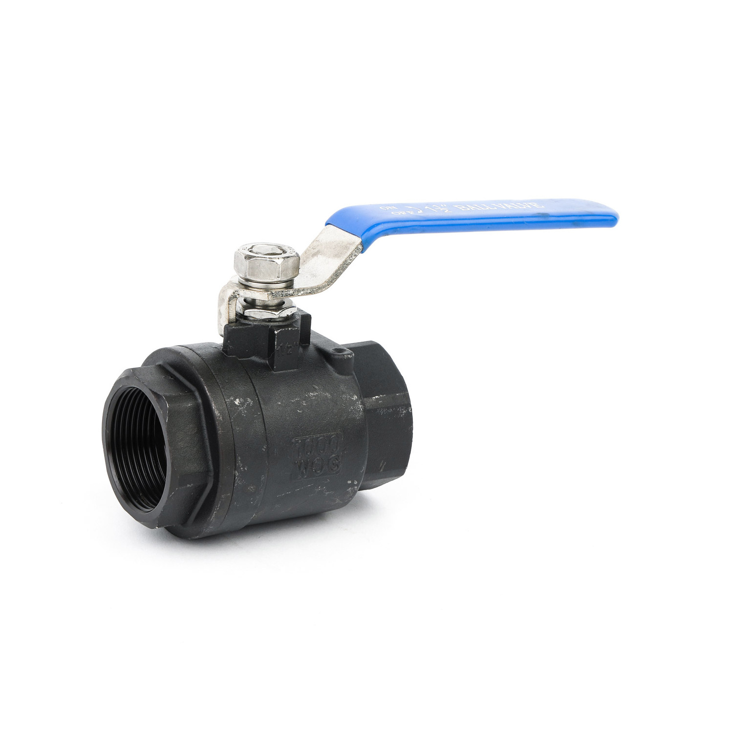 Stainless Steel 304 2PC Floating Ball Valve Threaded Ends 1000WOG, 316 1000 psi Two Piece Full Bore Ball Valve