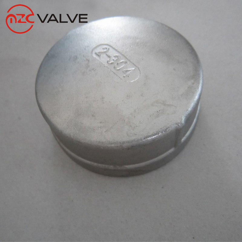 Female Malleable Cast Iron Stainless Steel Pipe Fitting 304 316L Pipe Cap