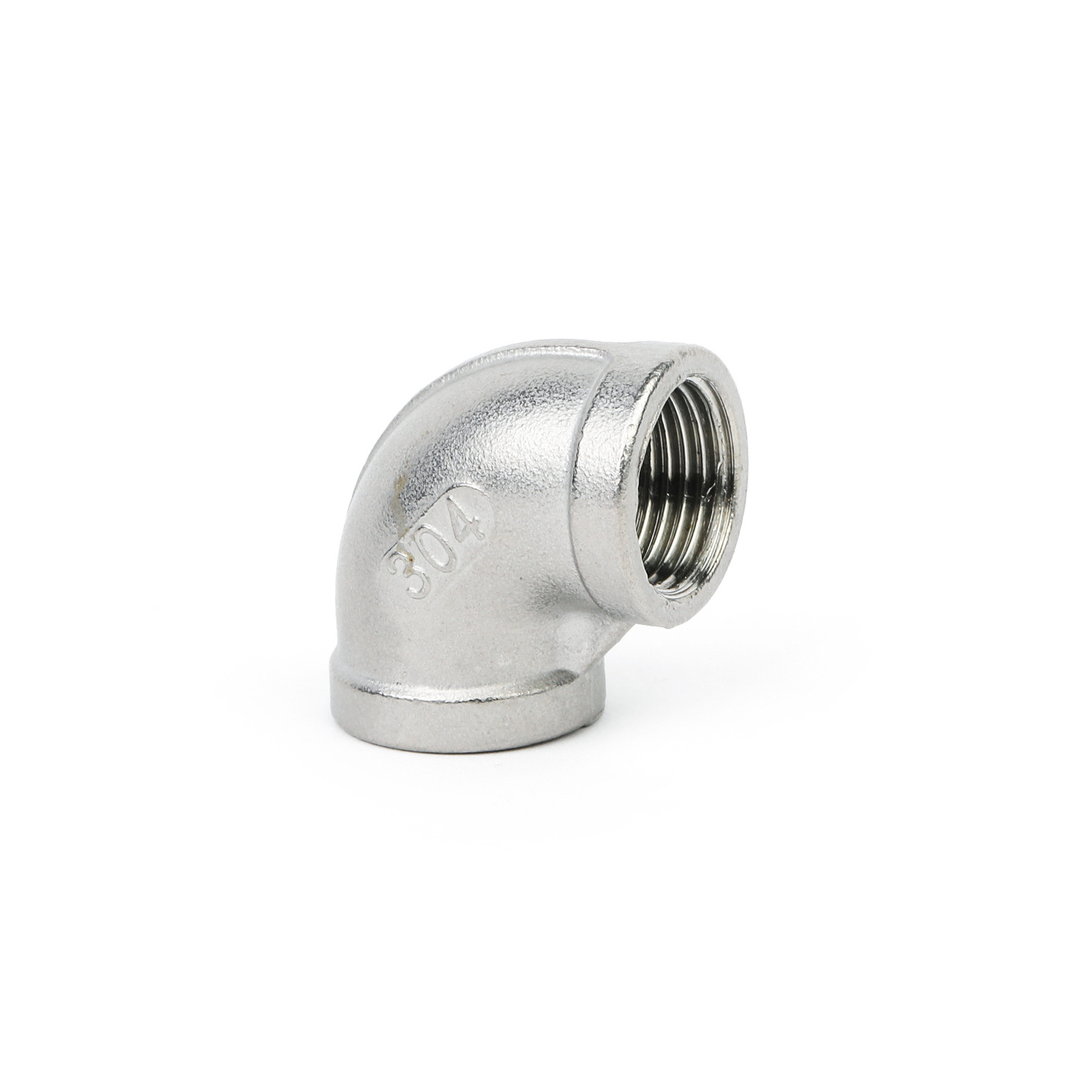 Stainless Steel 304 Elbow 90 Degree with Thread End