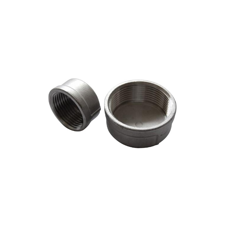 Female Malleable Cast Iron Stainless Steel Pipe Fitting 304 316L Pipe Cap