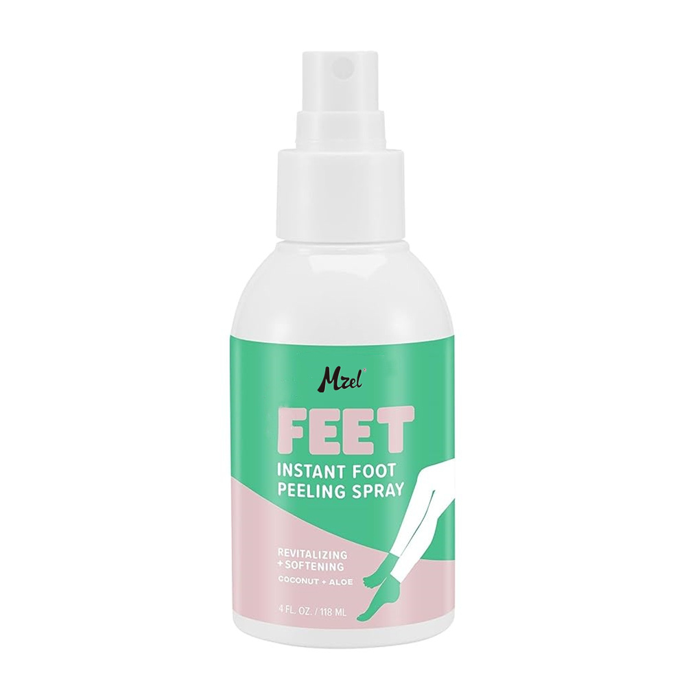 Feet Coconut and Aloe Instant Peeling Foot Spray Softening Foot Peel Mask Exfoliates & Removes Dead Skin