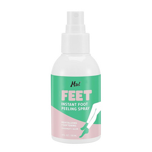 Feet Coconut and Aloe Instant Peeling Foot Spray Softening Foot Peel Mask Exfoliates & Removes Dead Skin