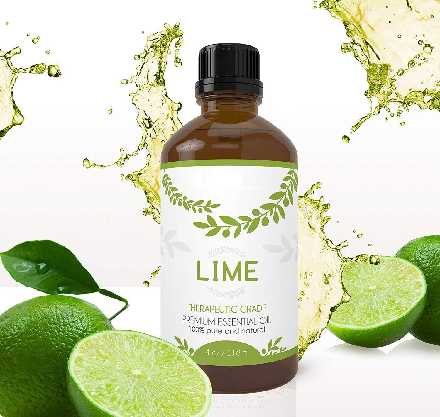 Private Label Therapeutic Grade 100% Pure Natural Organic Lime Essential Oil