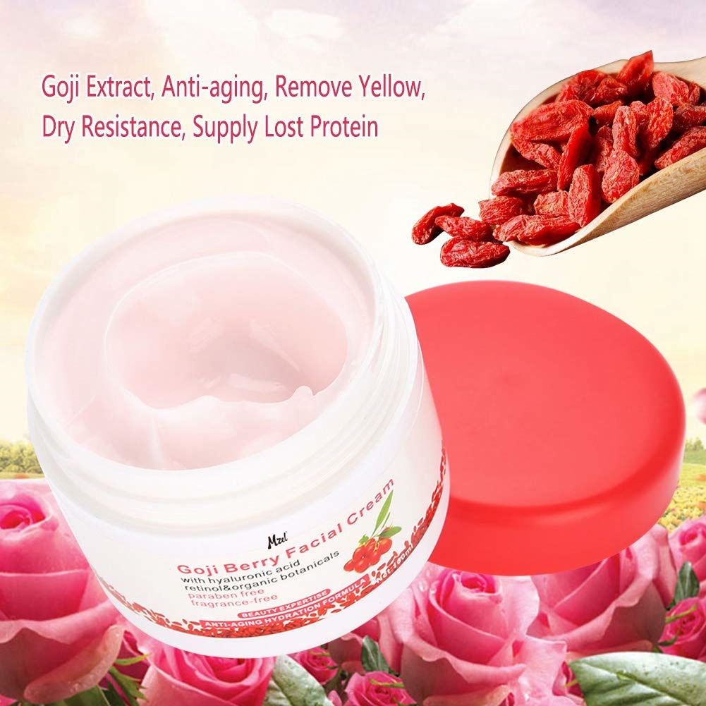 Private Label Skin Care Whitening Collagen Wolfberry Goji Berry Anti Aging Face Cream