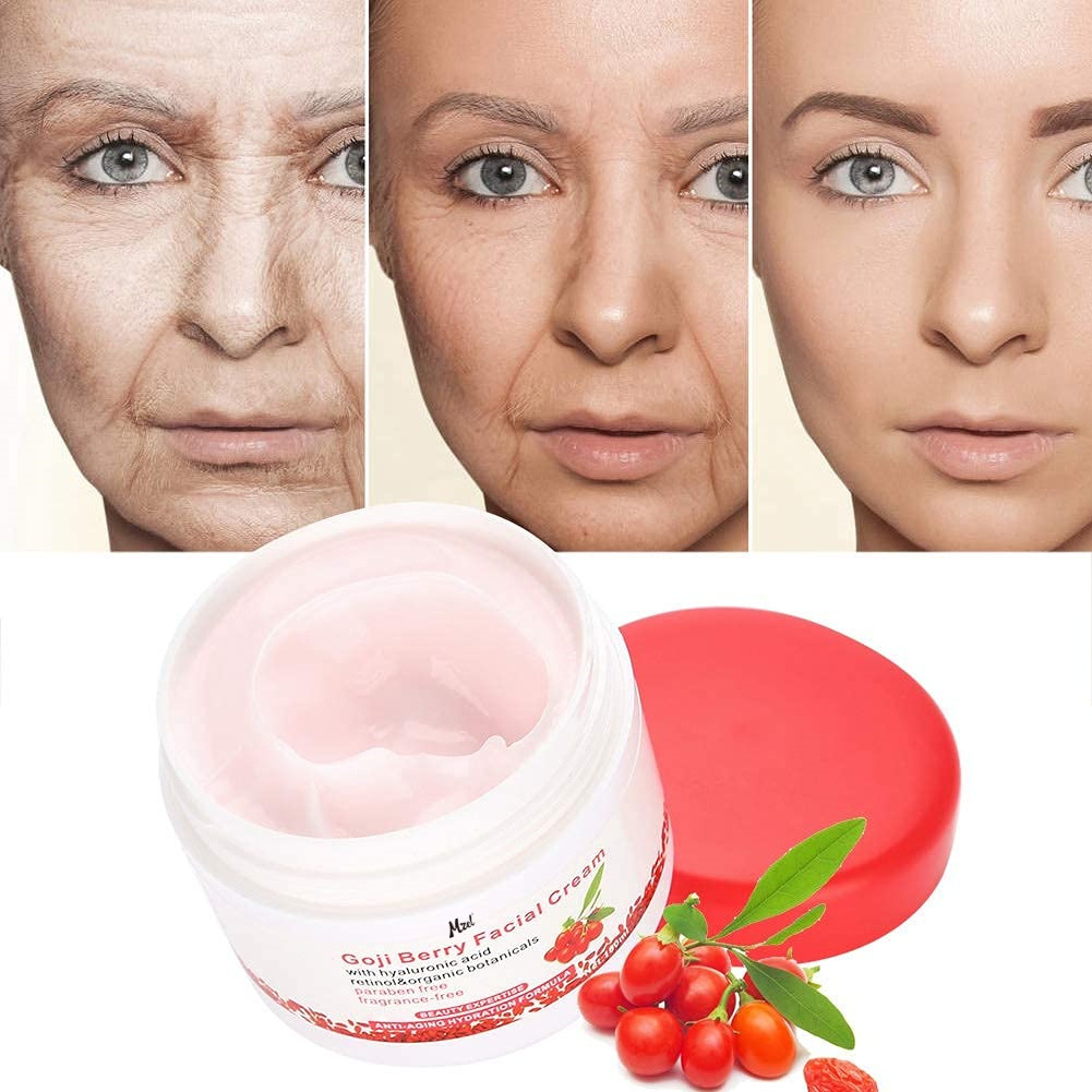 Private Label Skin Care Whitening Collagen Wolfberry Goji Berry Anti Aging Face Cream