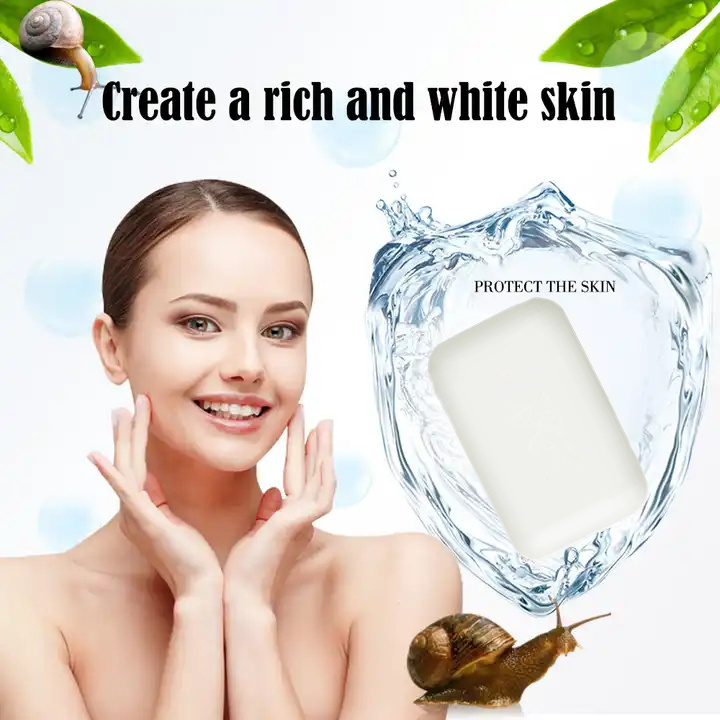 Snail Collagen Essence Handmade Soap Skin Moisturizing and Fading Fine Lines Refreshing Oil Control Whitening Soap