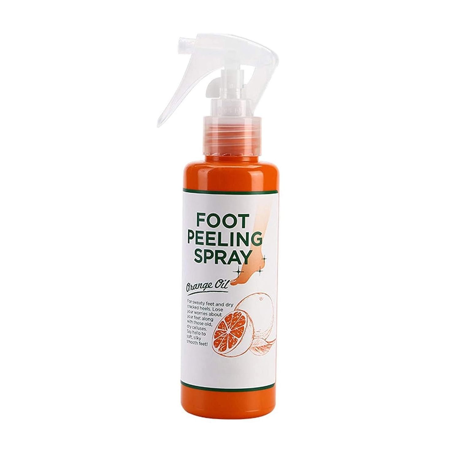 Instant Foot Peeling Spray Orange Oil Antifungal Foot Peeling Spray That Remove Dead Skin